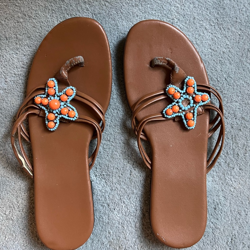 Brown Starfish Sandals